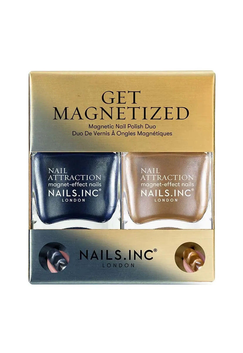 Nails Inc London Get Magnetized neglelakk duo magnet
