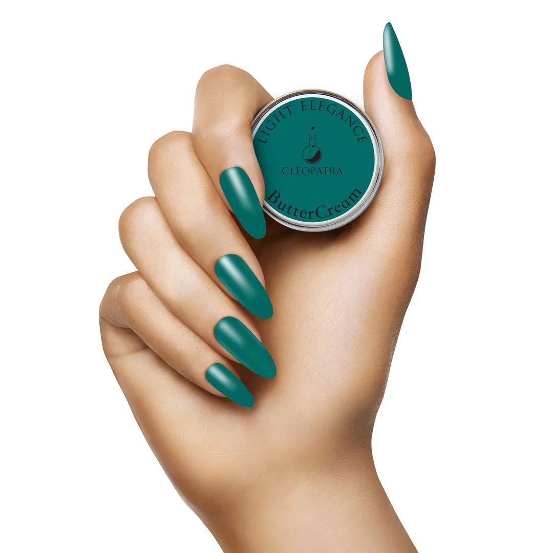 Light Elegance ButterCream Cleopatra gelneglelakk smaragd 5 ml