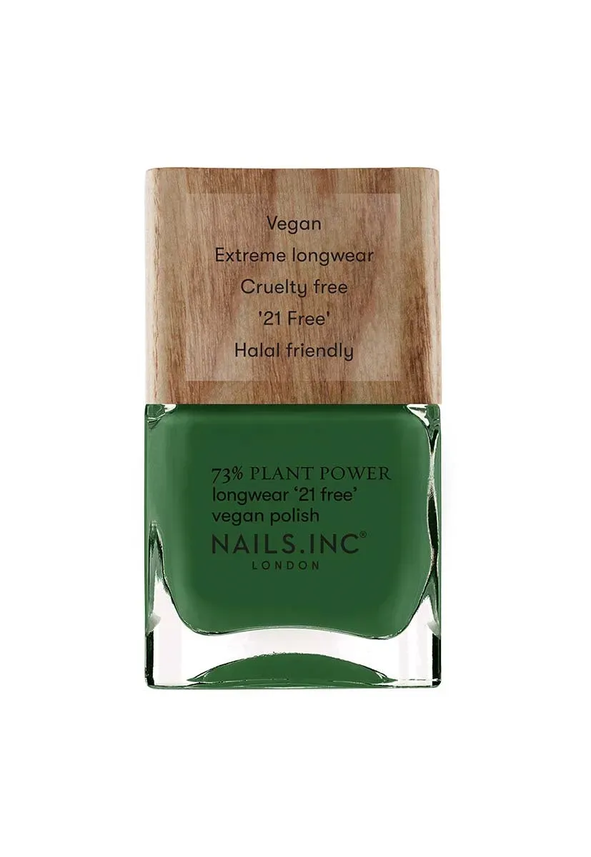 Nails Inc Plant Power Wipe The Slate Green neglelakk grønn