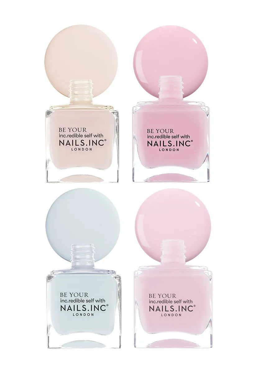 Nails Inc London Get It Macaron neglelakk 4-pk pastell