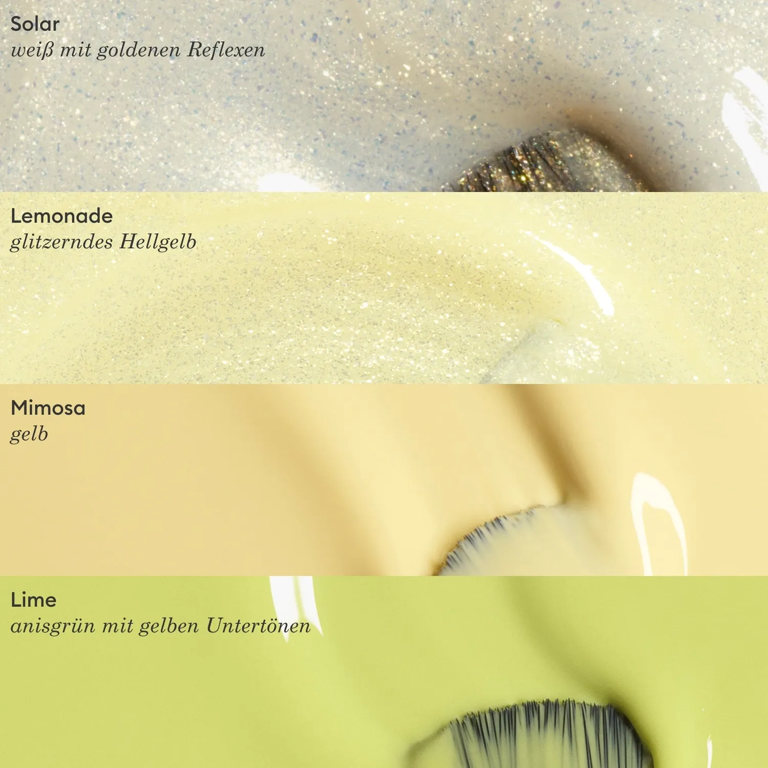 Manucurist Green Flash Mimosa gellakk pastellgul