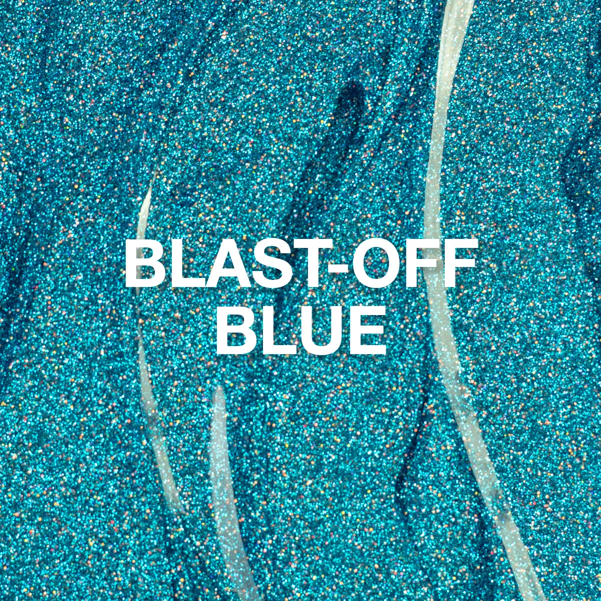 Light Elegance Blast Off Blue glittergel 10 ml blå