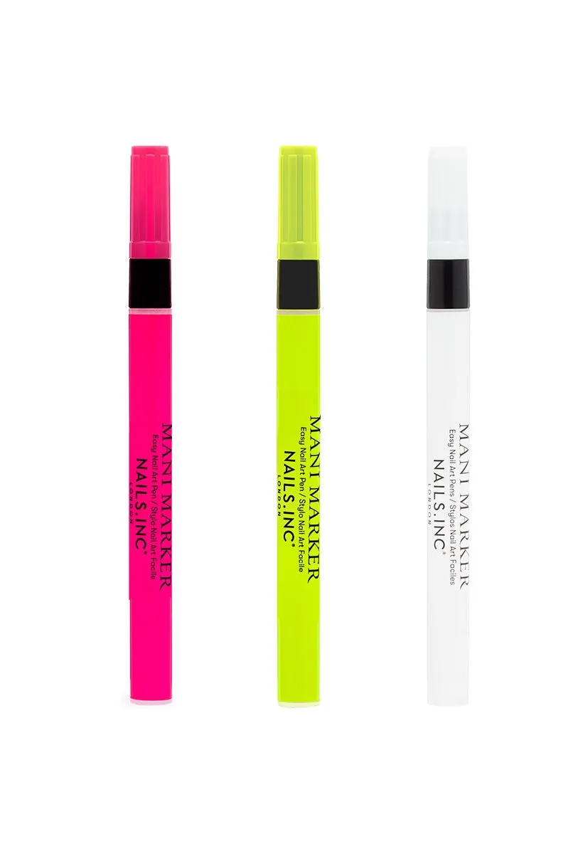 Nails Inc London Make Your Mark Mani Marker Trio negletusj