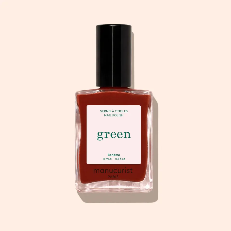 Manucurist Green Bohème neglelakk mørk rød