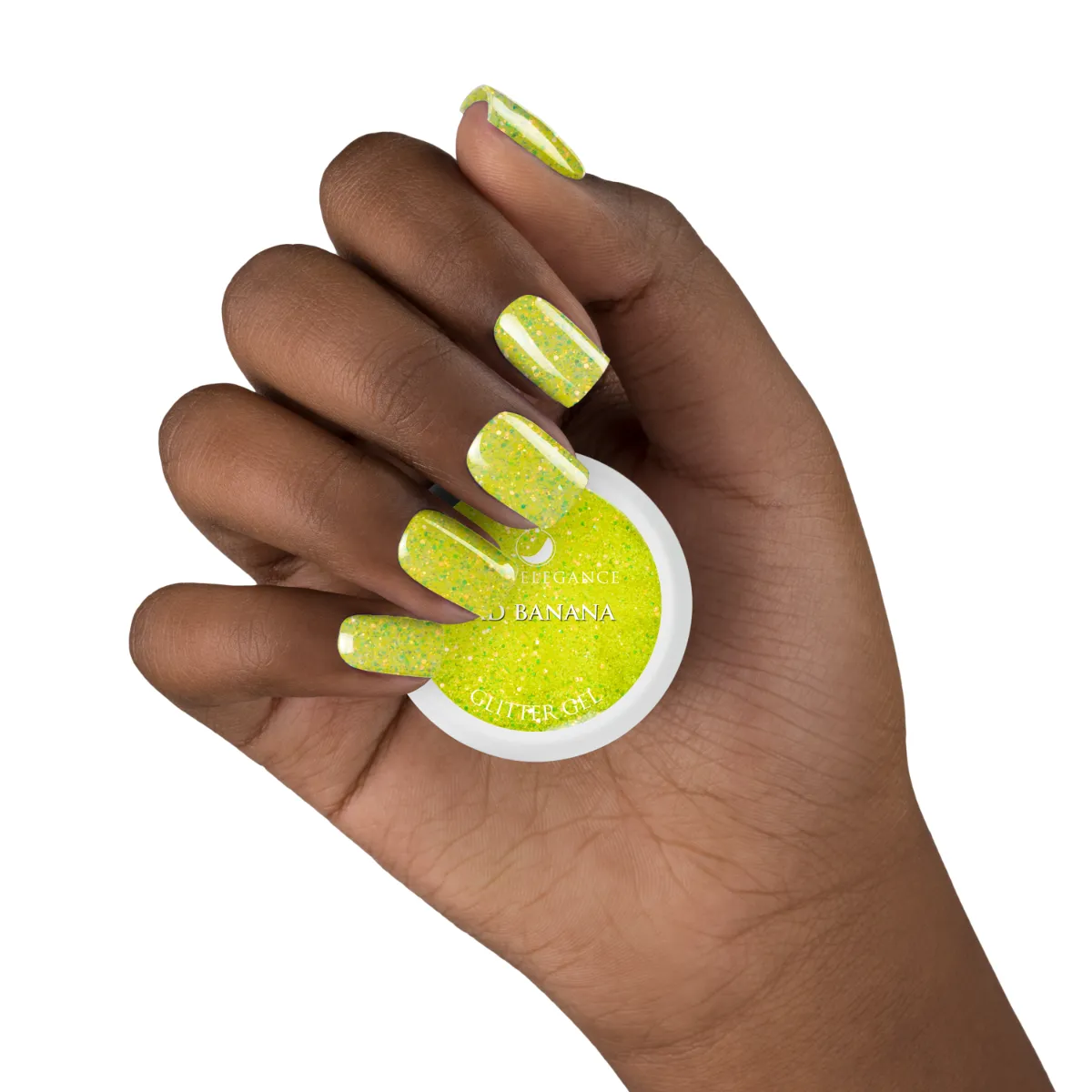Light Elegance Bad Banana glittergel 10 ml neongul