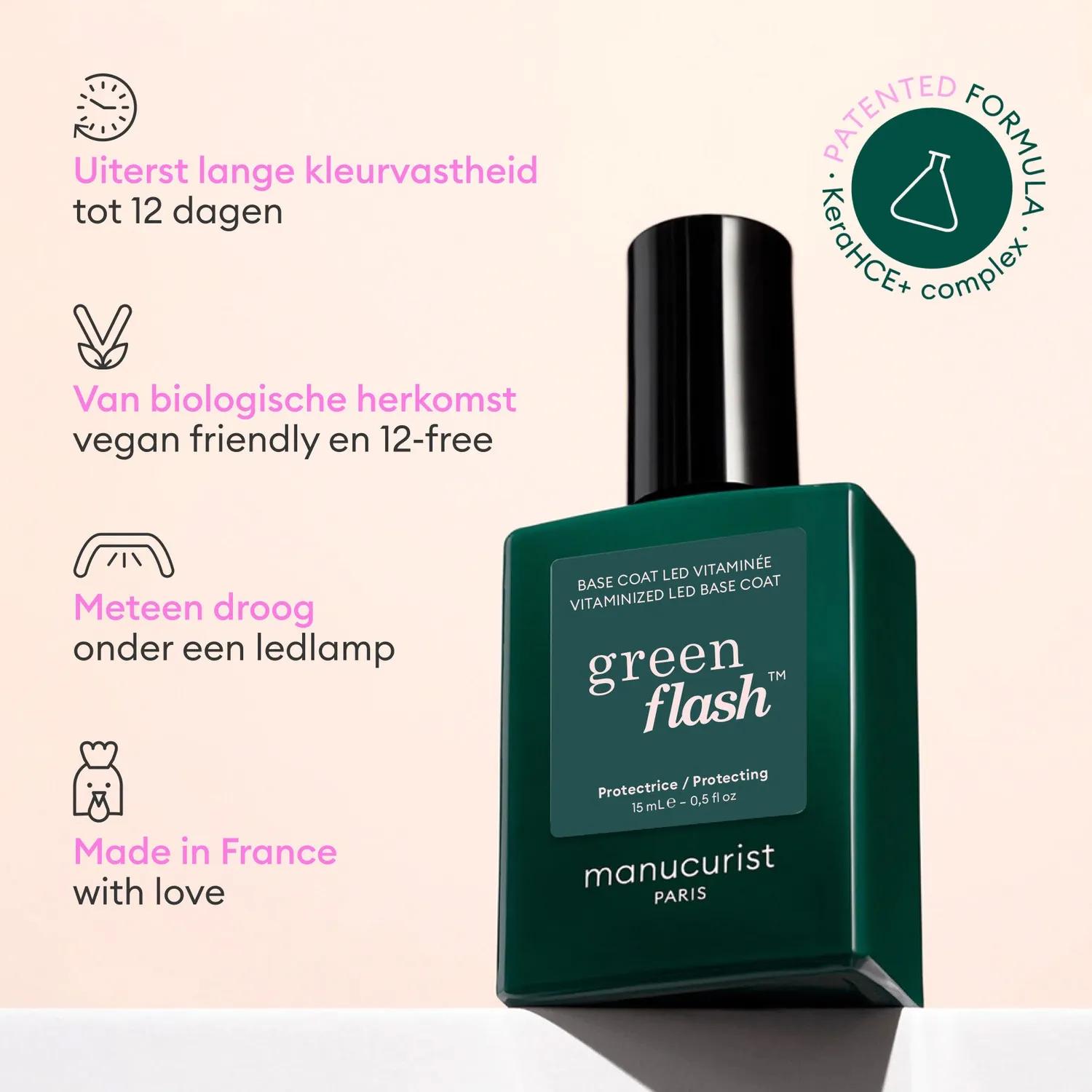 Manucurist Green Flash Vitamin Base Coat underlakk