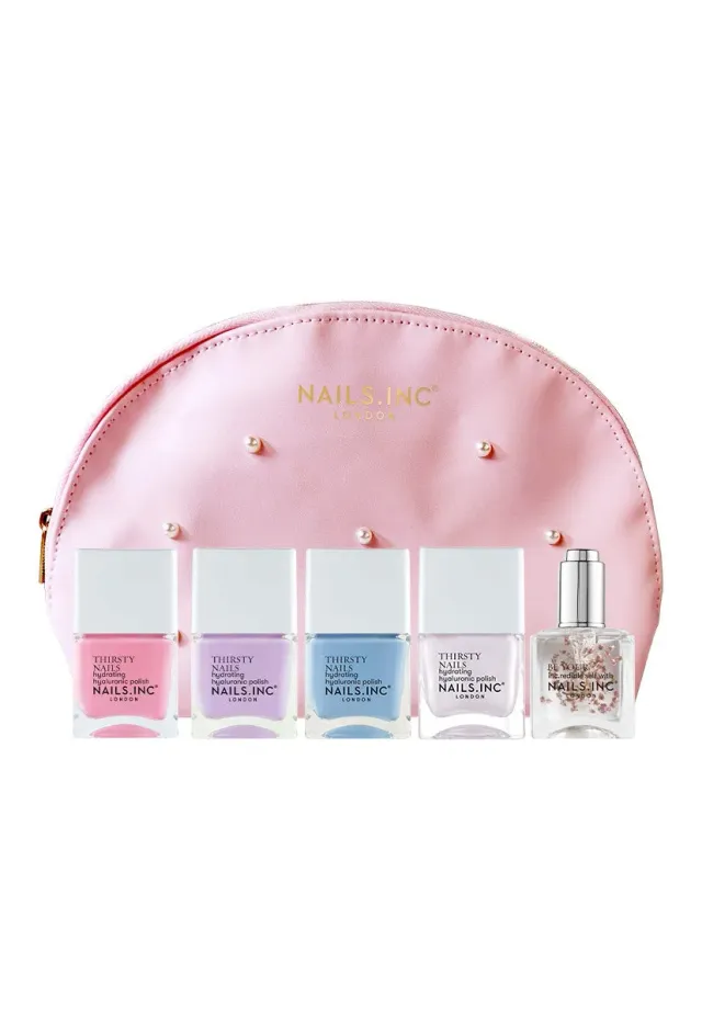 Nails Inc London Super Sweet neglelakksett 6-pk krem
