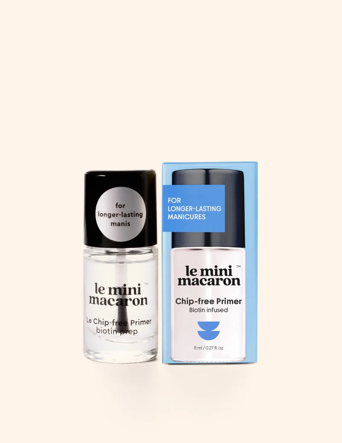 Le Mini Macaron Chip-Free negleprimer biotin fet negl