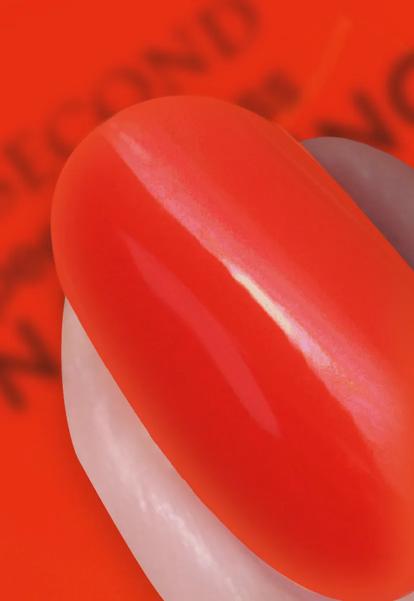 Nails Inc 45 Second Speedy Gloss Piccadilly Please oransje