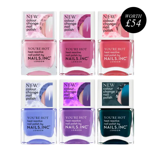 Nails Inc Shade Shifters neglelakk 6-pk gave