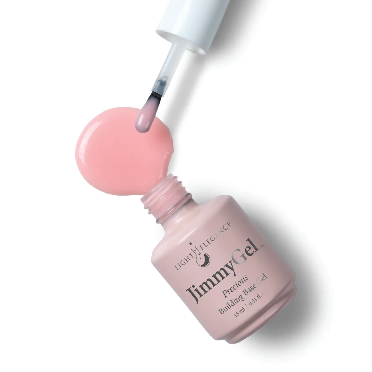 Light Elegance JimmyGel buildergel 6x15 ml rosa 6-pakning