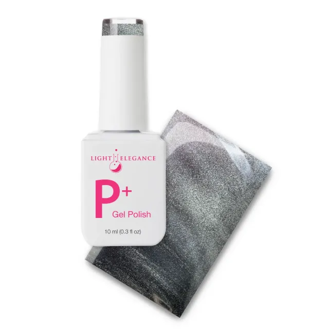 Light Elegance P+ Ice Kitty gelelakk 10 ml sølv cateye