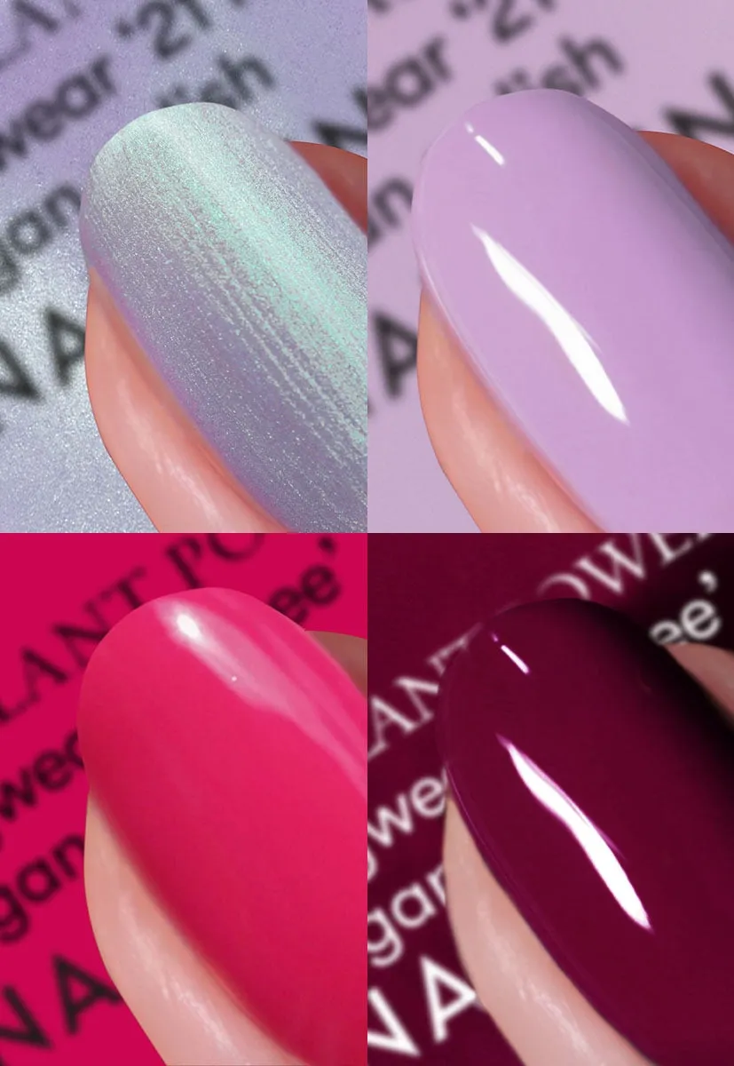 Nails Inc Pop Of Plant Power neglelakk 4-pakn vegansk