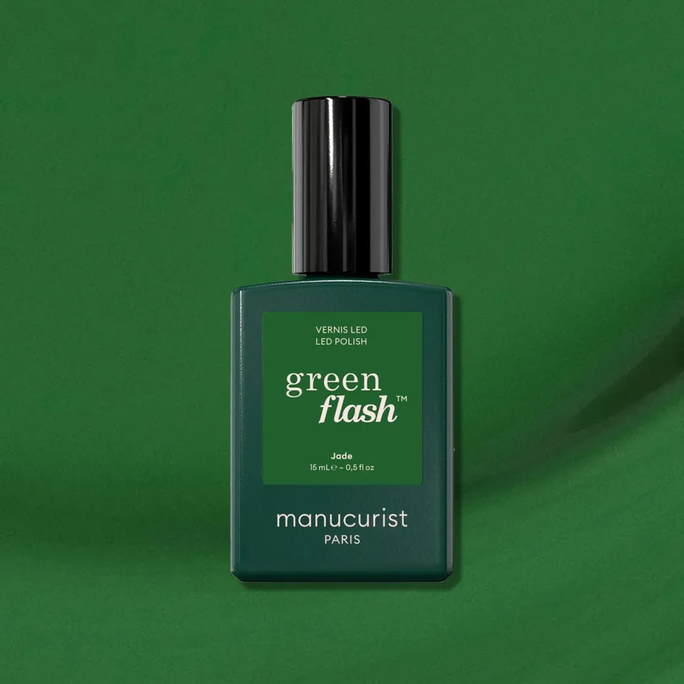 Manucurist Green Flash Jade neglelakk grønn opak