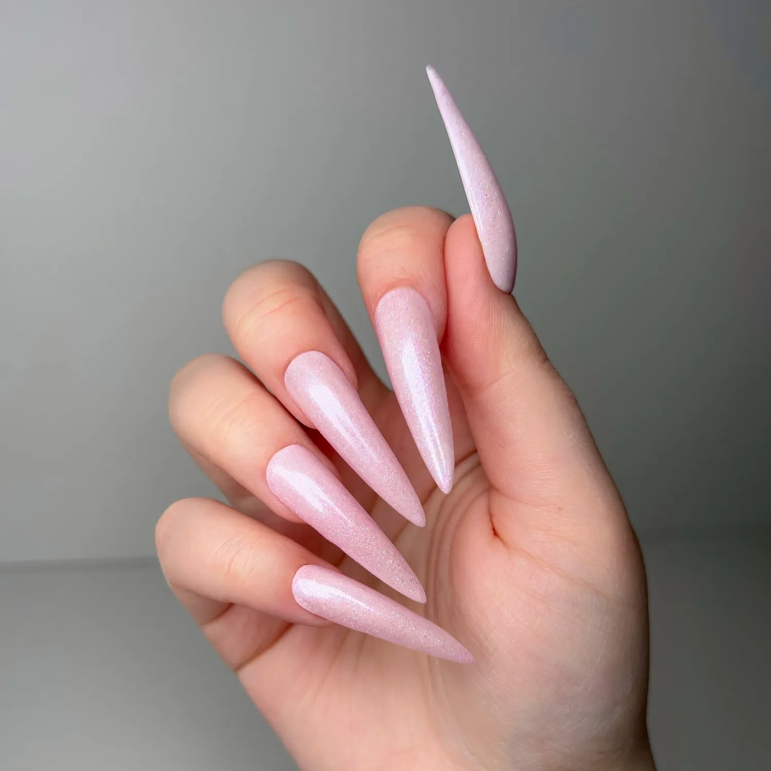 Light Elegance Jelly Bean fargegel 5 ml lys rosa shimmer