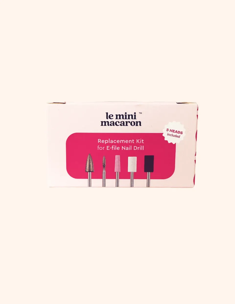 Le Mini Macaron E-File neglefil hoder refill 9 stk