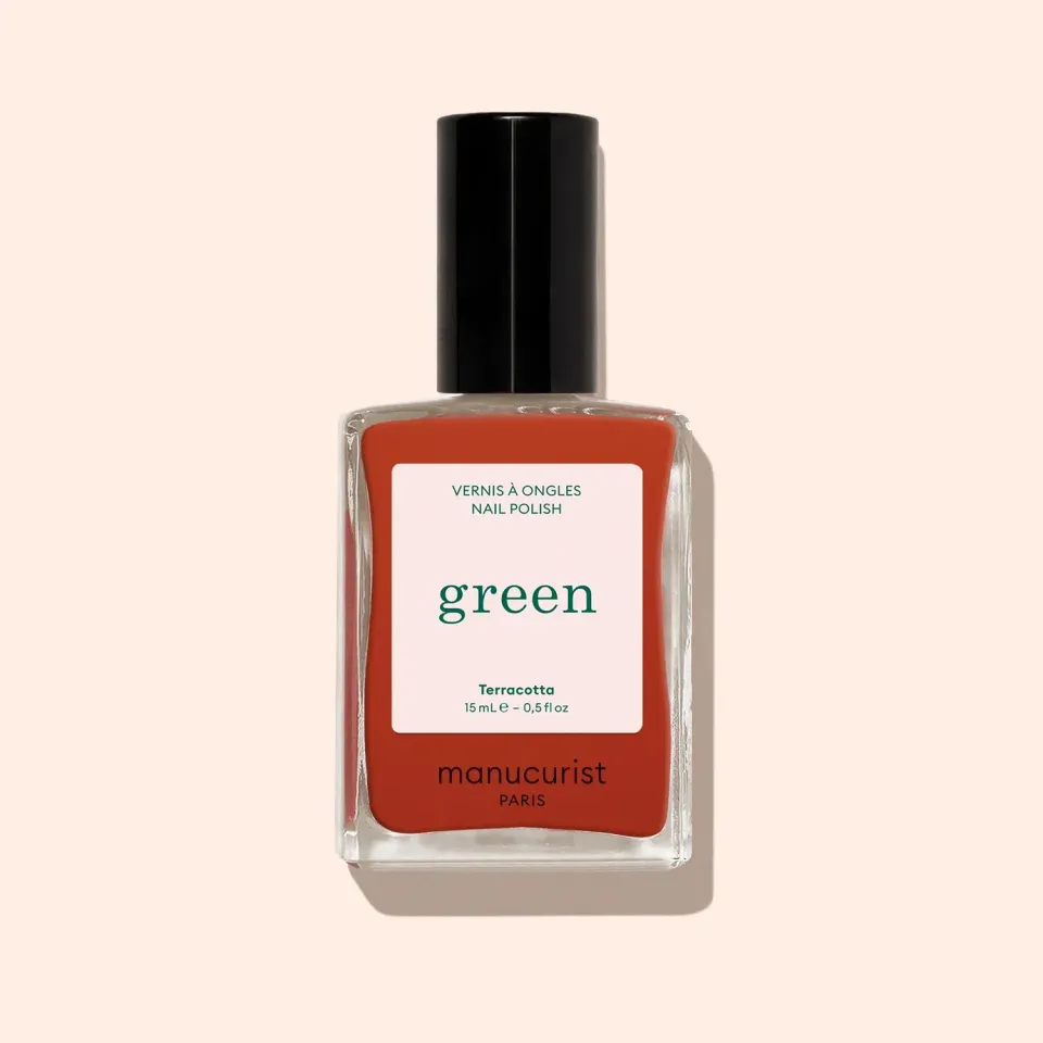 Manucurist Green Terracotta neglelakk brent rød