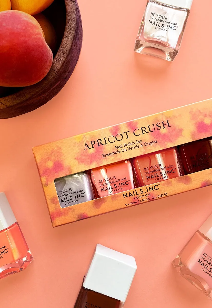 Nails Inc London Apricot Crush neglelakk 4-pk krem aprikos